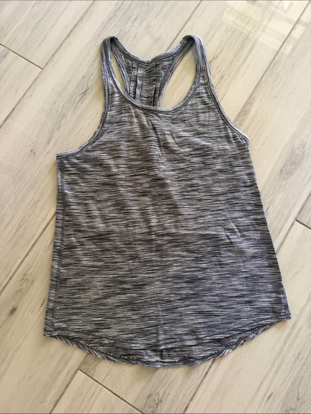 lululemon athletica Heather Gray Racerback Tank